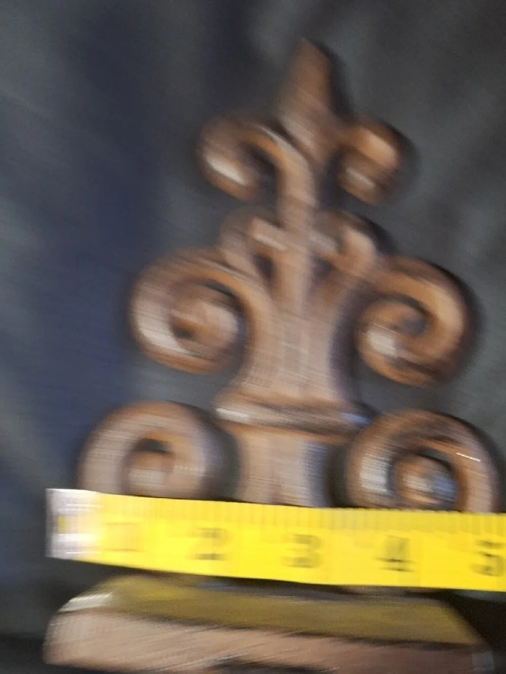 Rustic Scroll Iron Wall Hook - Brown Home Wall Decor